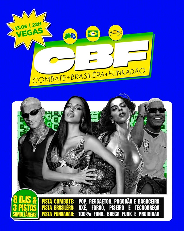 Leia mais sobre o artigo Vegas apresenta 3 festas em uma noite, a CBF em Aracaju