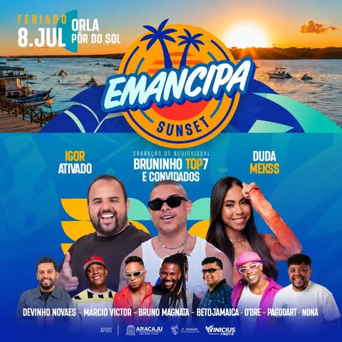 Leia mais sobre o artigo Feriado chega com shows gratuitos na Orla Pôr do Sol